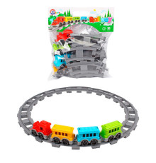 гр Залізниця 0914 (8) "Technok Toys", 16 елементів, в пакеті