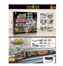 Залізниця 699-31 A (12) світлові та звукові ефекти, акумулятор 3.7 V, USB кабель, парогенерація, автоматичний принцип роботи, в коробці