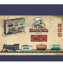 Залізниця 3161 C (12) 14 елементів, локомотив, 3 вагони, звуки, підсвічування, в коробці