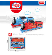 Потяг 411-1 (72/2) 2 потяги з вагонами, інерція, в коробці