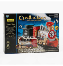 Потяг GY 810-1 (24/2) 13 елементів, звуки, підсвічування, локомотив, вагон, в коробці