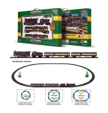 Залізниця 1601 A-4B (18) 3 вагони, дерева, звук, підсвічування, масштаб 1:87, в коробці