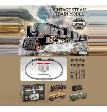 Залізниця HS 8022 A (12) локомотив, 3 вагони, звуки, підсвічування, парогенератор, в коробці