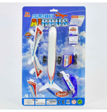 Літак 2000 А (144/2) “Аеропорт”, 3 моделі, інерція, рухомі деталі, на листі