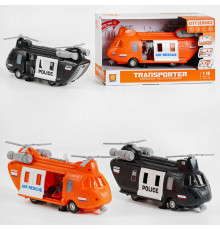 Гвинтокрил WY 640 AB (24) "Рятувальний", світло, звук, 4 активні кнопки, рухомі деталі, в коробці