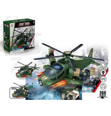 Гелікоптер 8811-25 (60/2) підсвічування, звуки, мелодія, колеса вільного ходу, автоматичне обертання, у коробці