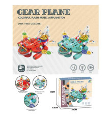 Літак 22131 (72/2) 2 кольори, колесо вільного руху, підсвічування, звук, в коробці