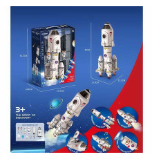 Ракета DB 02 (10) підсвічування, репліки англ. мовою, парогенератор, проєктор, фігурки, рухомі елементи, в коробці