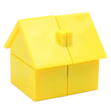 Головоломка будинок Yongjun House 2x2x2 (ВайДжей Хаус 2х2х2), Жовтий