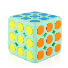 Кубик KungFu 3x3x3 Dot Cube (КунгФу 3х3х3 Дот Куб), белый пластик.