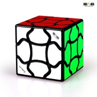 Кубик QiYi Fluffy 3×3, черный, в коробке