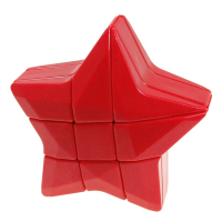 Кубик головоломка YongJun 3x3x3 Star Puzzle, Звезда, в коробке, красного цвета