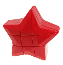 Кубик головоломка YongJun 3x3x3 Star Puzzle, Звезда, в коробке, красного цвета