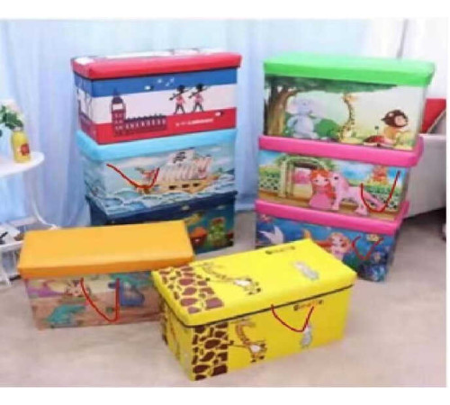 Короб-органайзер C 68852 (20) 31х49х30 см, складний, в пакеті, ВИДАЄТЬСЯ МІКС ВИДІВ