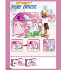 Намет 1888-6 (18) “Чарівний єдиноріг”, розмальовка, 12 фломастерів, 95х70х104 см, в коробці