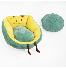 Крісло м’яке C 68706 (20) 52х50х25 см, подушка виймається, змійки, антиковзькі елементи