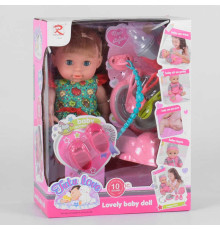 Пупс 8650 (18) їсть, ходить в туалет, каже мама, тато, видає звуки, аксесуари, в коробці