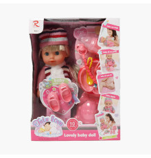 Пупс 8651 (18) їсть, ходить до туалету, говорить мама, тато, видає звуки, аксесуари, в коробці