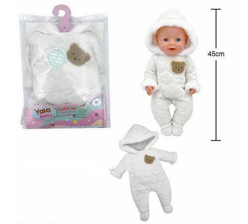 Одяг для пупса BLC 242 N (120) комбінезон, для ляльок зростом 40-45 см, у пакеті