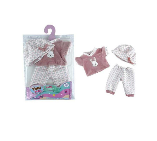 Одяг для пупса YLC 235 H (120) кофтинка, штанці, шапочка, в пакеті