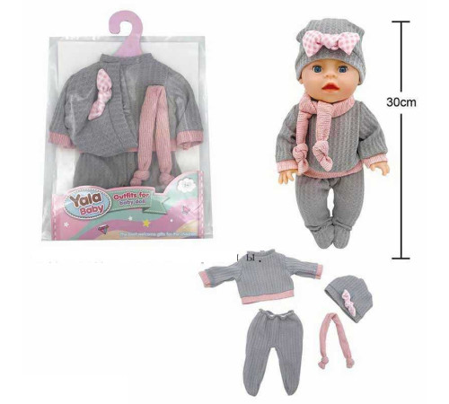 Одяг для пупса YLC 335 B (120) на пупса висотою: 30-35 см, в пакеті