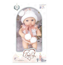 Пупс 244-2 (96/2) довжина 20 см, м’якотілий, в коробці