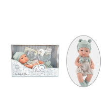 Пупс 202-1 (24/2) знімний одяг, довжина 27 см, м’якотілий, аксесуари, в коробці