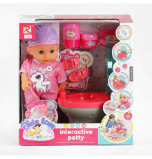 Пупс 9263 (12) "Tutu love", функціональний горщик, звук, світло, музичний чіп, заплющує очі, п'є, ходить на горшик, аксесуари, у коробці