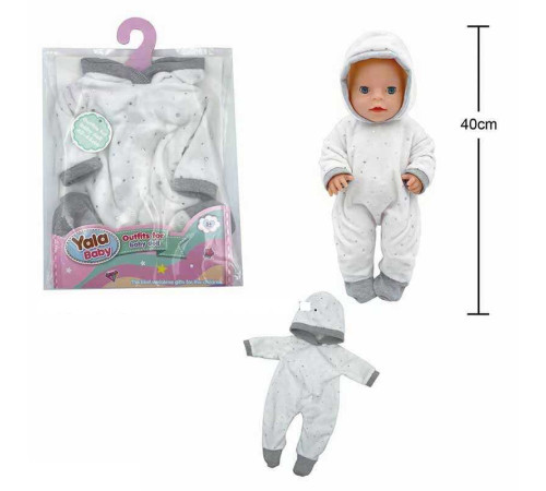Одяг для пупса YLC 340 Q (120) на пупса висотою: 40-45 см, в пакеті