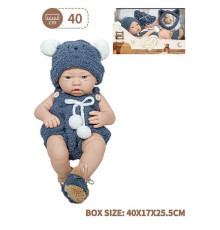 Пупс 8804-1 (16/2) знімний одяг, довжина 34 см, м’якотілий, аксесуари, в коробці