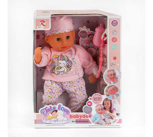 Пупс 6631 (16) "Tutu Doll", характерні малюкам звуки, аксесуари, м'яке тіло, у коробці