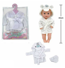 Одяг для пупса YLC 340 W (120) на пупса висотою 40-45 см, в пакеті