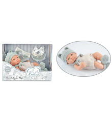 Пупс 203-1 (48/2) висота 25 см, шапочка, шкарпетки, в коробці