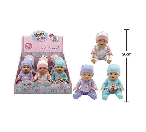 Набір пупсів YL 2520 A-B (8) ЦІНА ЗА 9 ШТУК В БЛОЦІ, висота 20 см, гумові, знімний одяг, рухомі кінцівки, в коробці – в наличии! Купите сейчас у KAZKOVA