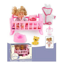 Пупс BLS-W 17 (24/2) "Спальня", меблі, одяг, аксесуари, в коробці
