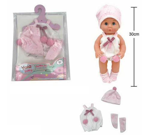 Одяг для пупса YLC 330 G (120) на пупса висотою 30-35 см, в пакеті