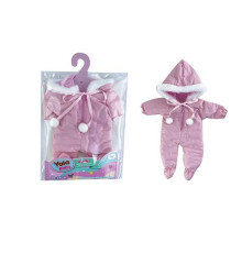 Одяг для пупса YLC 235 Q (120) комбінезон з хутром, для ляльок зростом 30-35 см, в пакеті