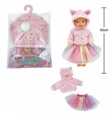 Одяг для пупса BLC 242 F (120) на пупса висотою 40-45 см, в пакеті