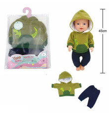 Одяг для пупса BLC 242 U (120) на пупса висотою 40-45 см, в пакеті