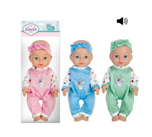 Пупс 011-4 A (144/2) 3 види, висота 28 см, знімний одяг, музичний чіп, в пакеті, ВИДАЄТЬСЯ ТІЛЬКИ МІКС ВИДІВ – в наличии! Купите сейчас у KAZKOVA