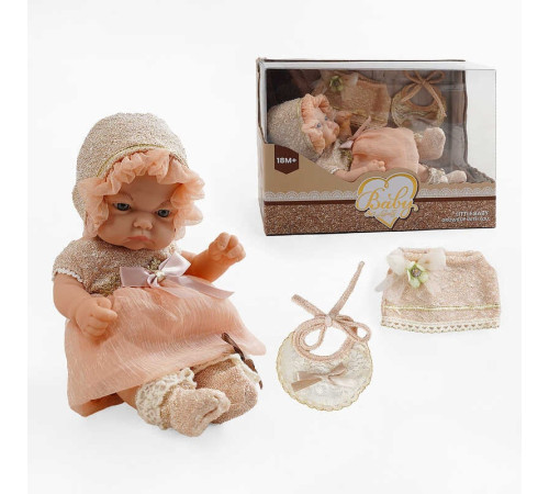 Пупс 229-2 (48/2) 24 см, імітація скляних очей, аксесуари, в коробці