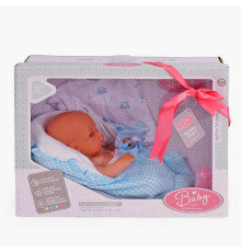 Пупс 9576 (18) п’є з пляшечки, аксесуари, висота 29 см, в коробці