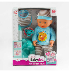 Пупс 6813 (24) п’є з пляшечки, ходить у горщик, аксесуари, висота 32 см, в коробці