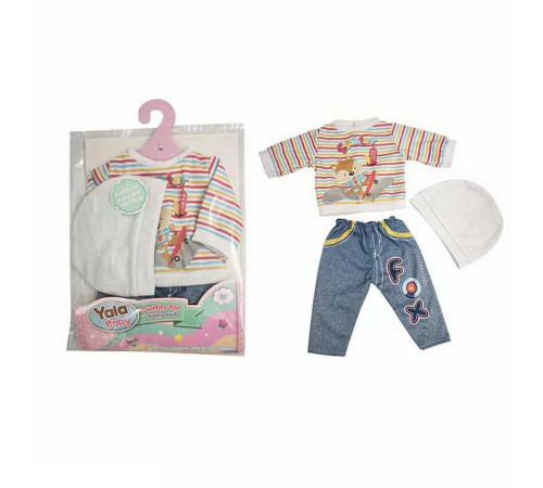 Одяг для пупса BLC 242 K (120) костюм, шапочка, для ляльок зростом 40-45 см, у пакеті