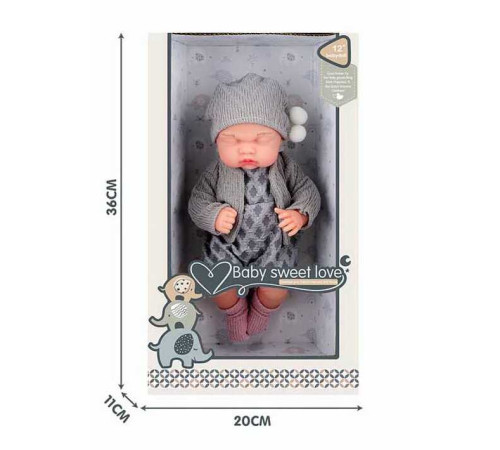 Пупс S 012-8 B (24) 30 см, гумовий, в коробці