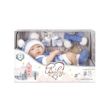 Пупс 237-1 (16/2) знімний одяг, довжина 34 см, м’якотілий, в коробці