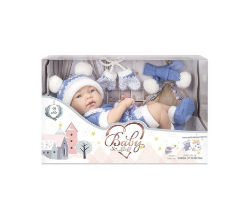 Пупс 237-1 (16/2) знімний одяг, довжина 34 см, м’якотілий, в коробці