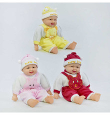 Пупс-сміхотун Х 2408-1 (30/2) сміється, 3 види, в пакеті, ВИДАЄТЬСЯ ТІЛЬКИ МІКС ВИДІВ