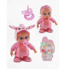 Пупс TK 2426-1 (40/2) висота 30 см, музичний чип, рухається, пісня англійською мовою,пустишка, набір прикрас, У ПАКЕТІ