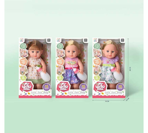 Лялька 59019 (36/2) 3 види, ВИДАЄТЬСЯ МІКС ВИДІВ, в коробці – в наличии! Купите сейчас у KAZKOVA